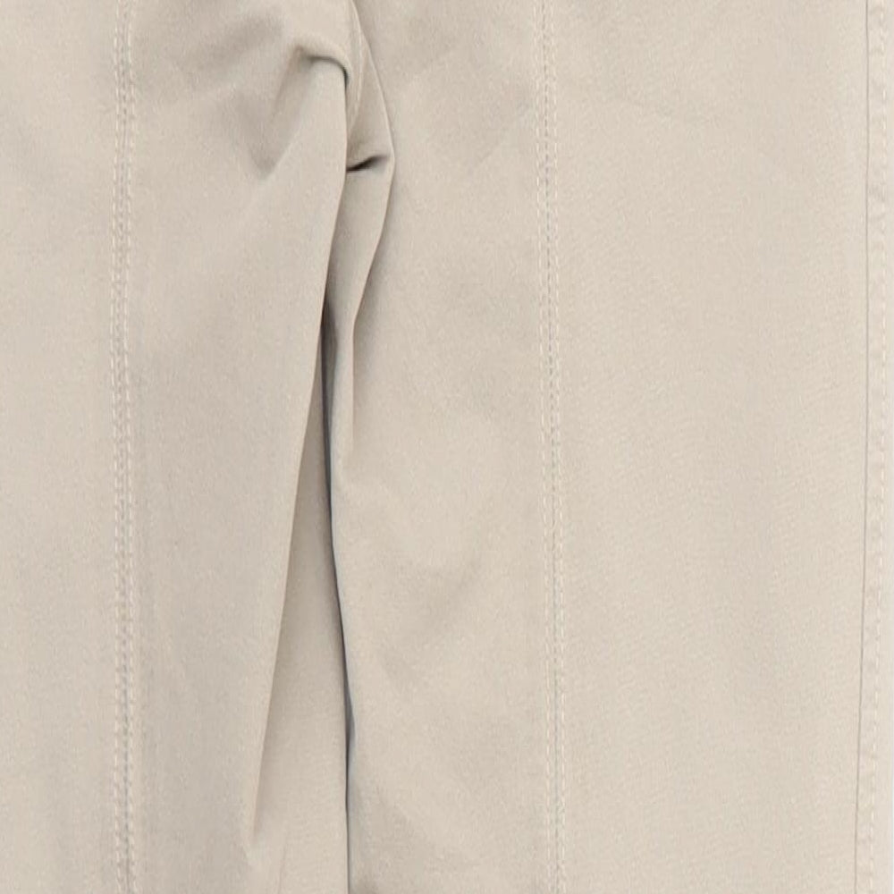 Horseware Womens Beige Nylon Carrot Trousers Size 26 in L24 in Regular