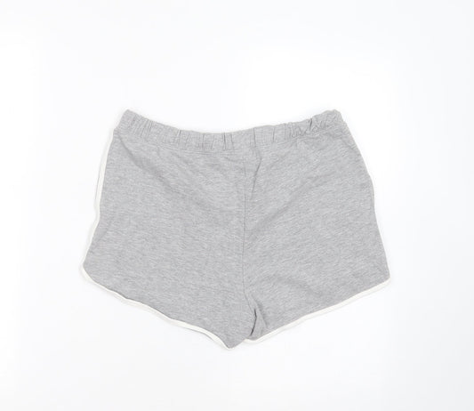 Divided by H&M Womens Grey  Cotton Hot Pants Shorts Size M  Regular