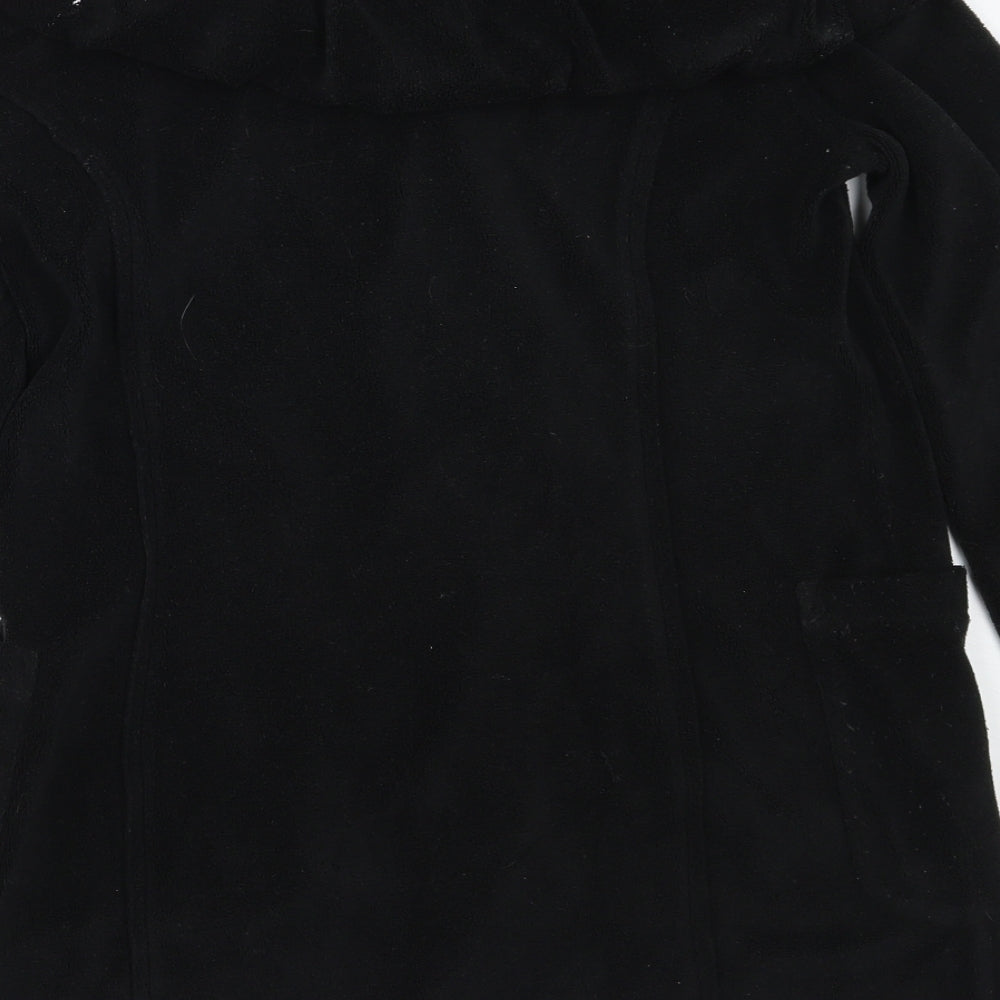 Brand and care label for Per Una women’s black jacket, size S