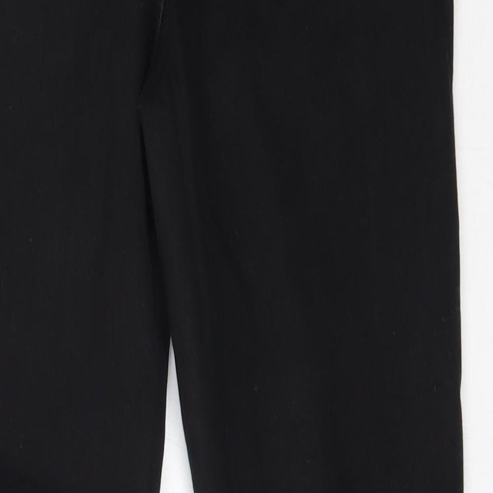 Brand and care label for Very women’s black cotton skinny jeans, size UK 27, in, 25.5-inch leg regular