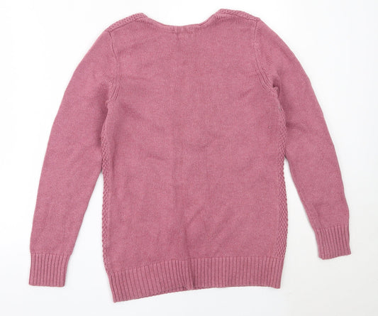 Womens UK Size L Kenar Pink Pullover Jumper