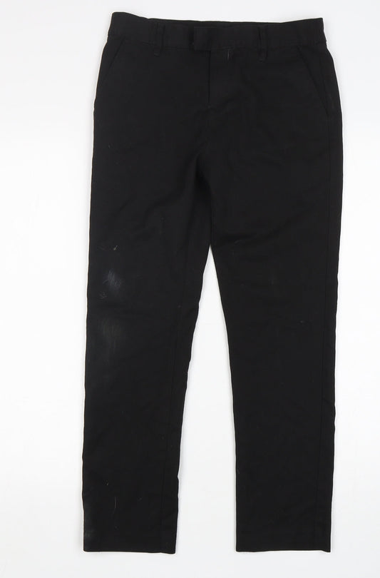 NEXT Boys Black Polyester Dress Pants Trousers Size 12 Years Regular