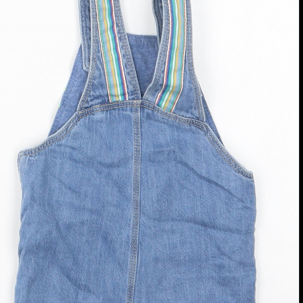 NEXT Baby Blue Cotton Jogger Jeans Size 0-3 Months Snap