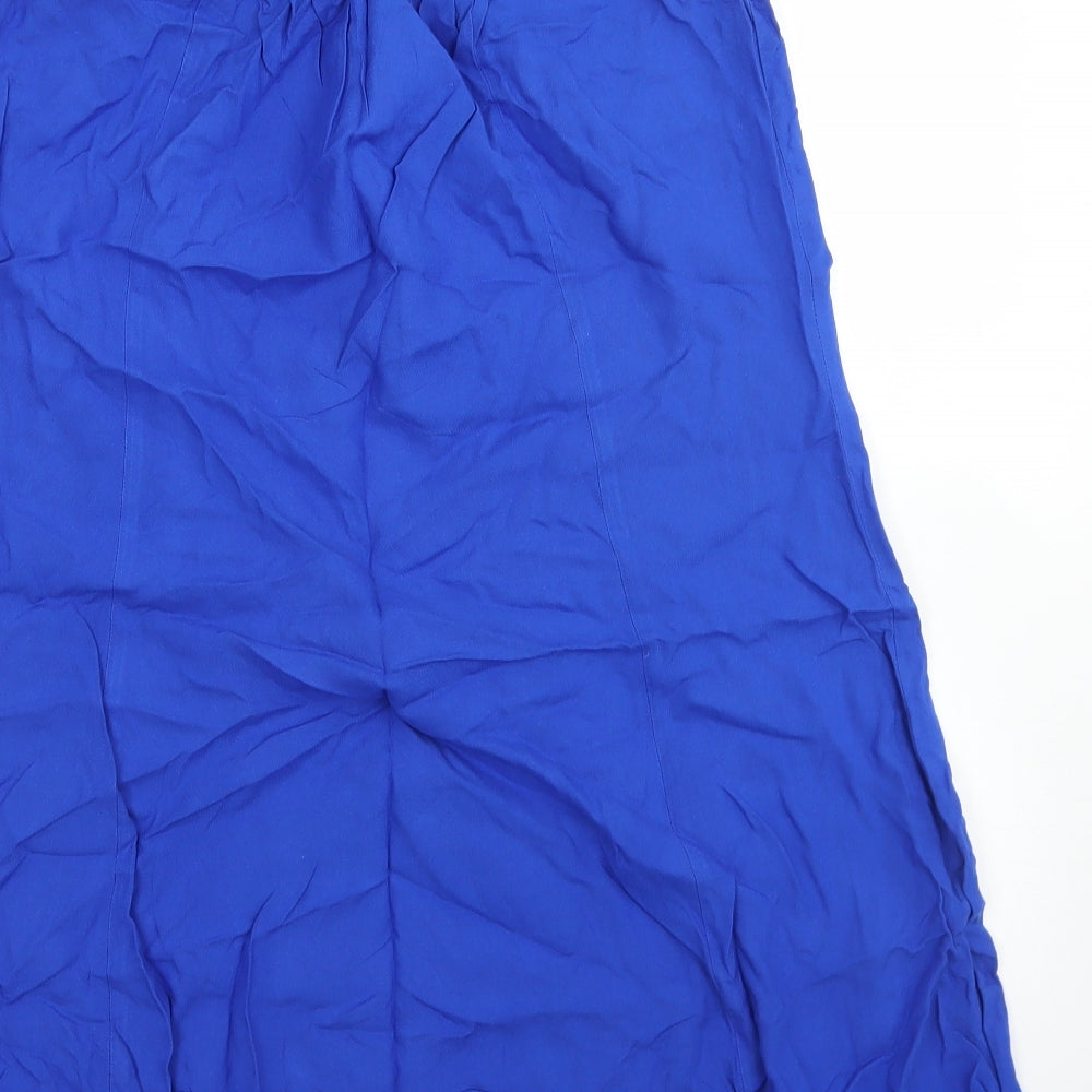 Bonmarché Womens Blue Viscose Tank Dress Size 12 Round Neck