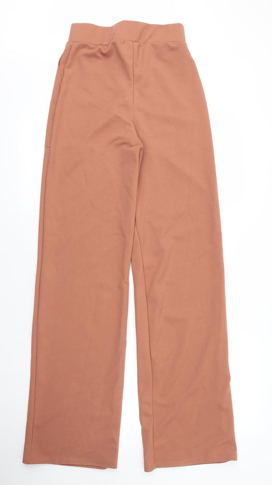 Womens UK Size 10 PRETTYLITTLETHING Regular Fit Beige Trousers