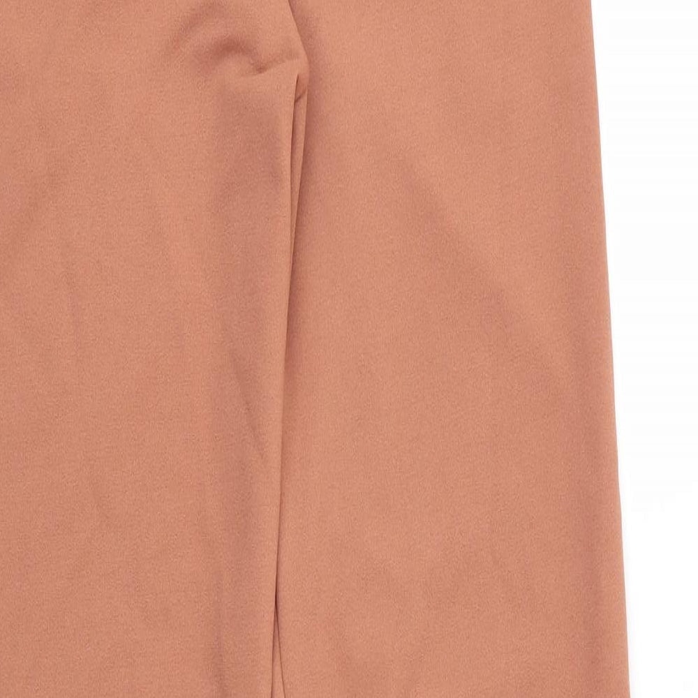 Womens UK Size 10 PRETTYLITTLETHING Regular Fit Beige Trousers
