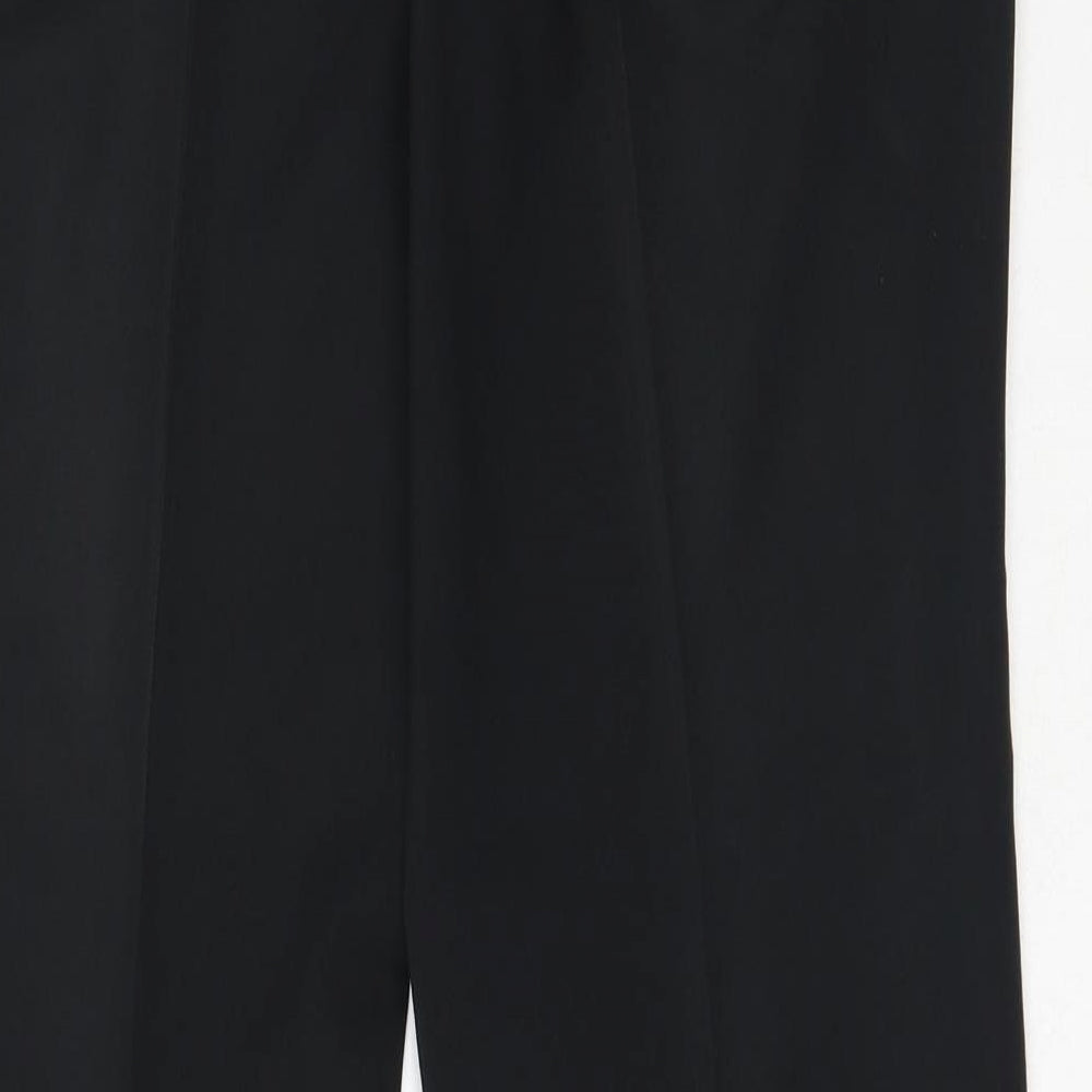 Womens UK Size 12 New Look Regular Fit Black Trousers