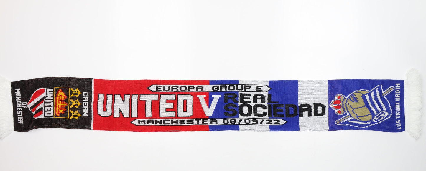 Preworn Football Scarf - Manchester United VS Real Sociedad