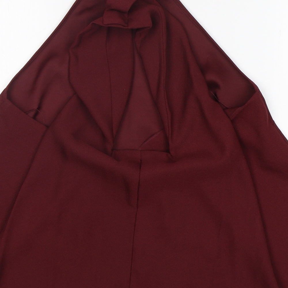 Womens UK Size 10 ASOS Purple Basic Blouse