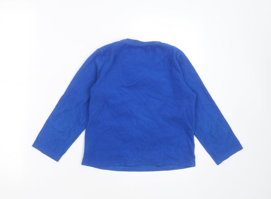 Primark Boys Blue Solid Polyester Pyjama Top Size 7-8 Years - STAR WARS