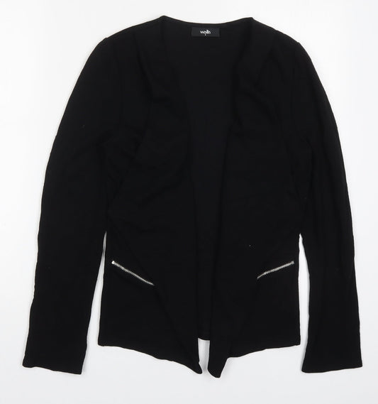 Womens UK Size S Wallis Black Jacket
