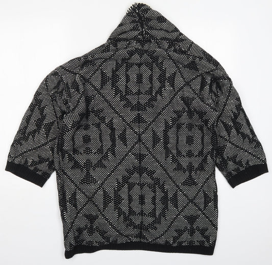 Womens UK Size M NEXT Black Cardigan Jumper