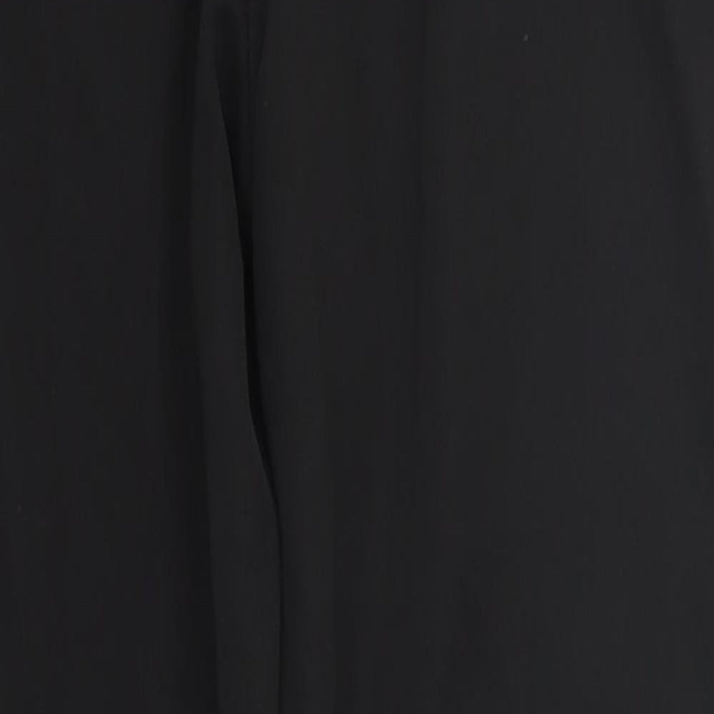 Womens UK Size 6 Boohoo Regular Fit Black Trousers