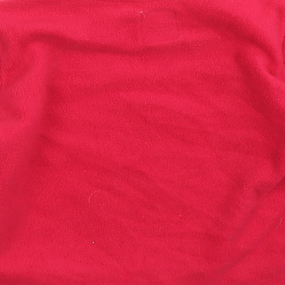 Primark Girls Red Polyester Pullover T-Shirt Size 12-18 Months Crew Neck Button - Mickey Mouse