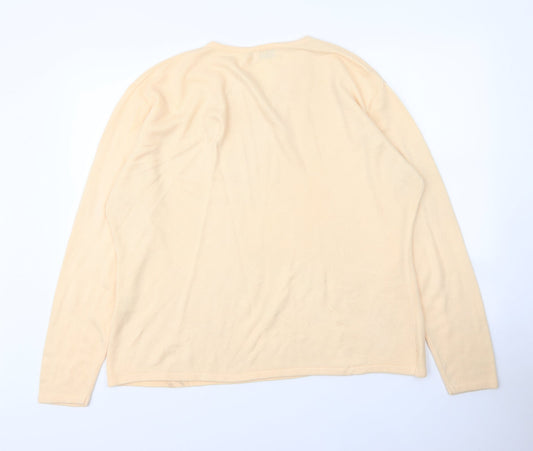 Womens UK Size XL Bonmarché Orange Pullover Jumper