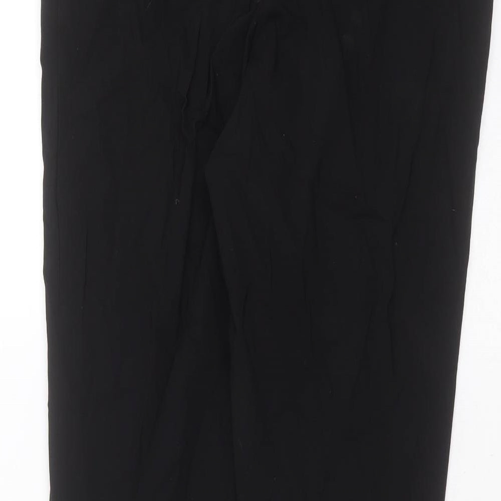Womens UK Size 8 Oasis Slim Fit Black Trousers
