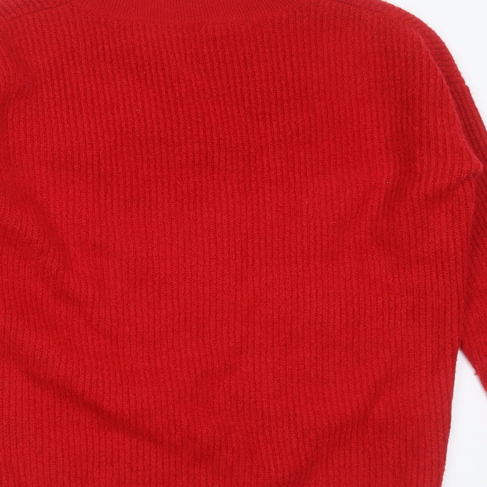 Womens UK Size 6 ASOS Red Pullover Jumper