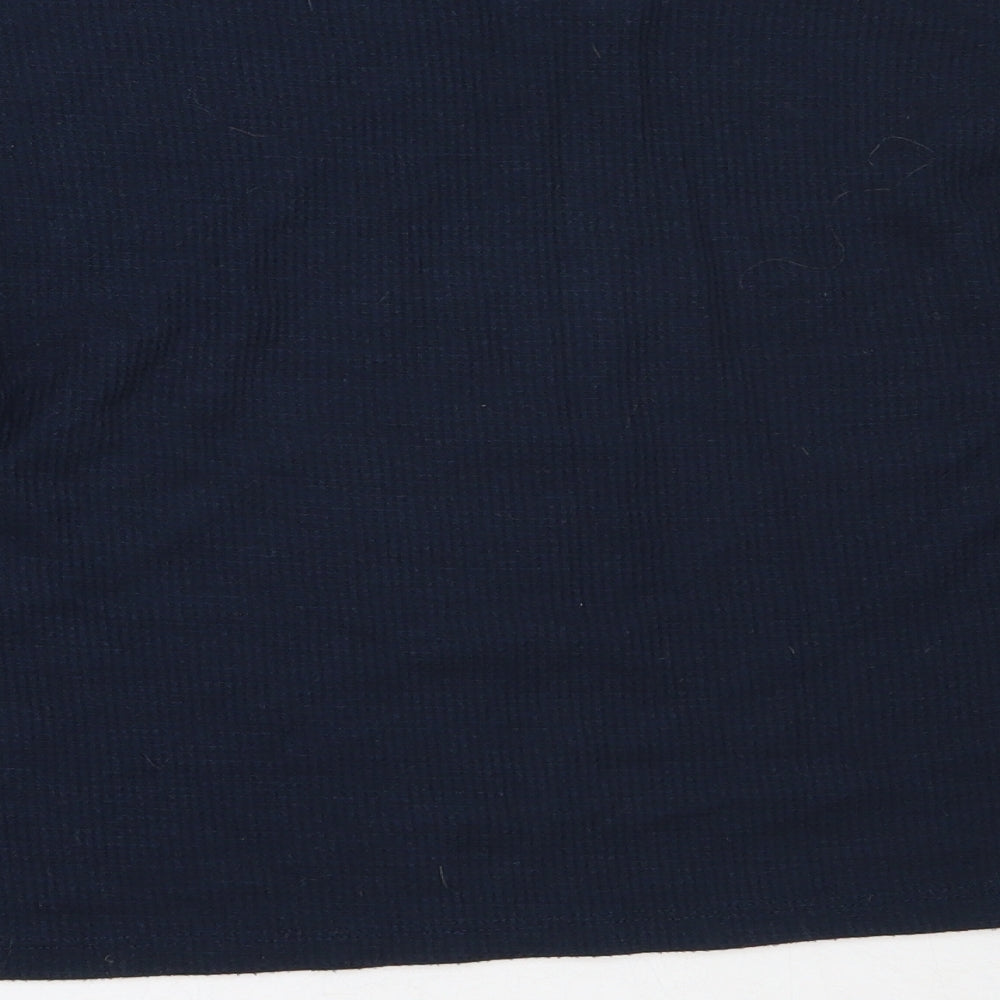 Hollister Womens Blue Polyester Pullover Sweatshirt Size XS