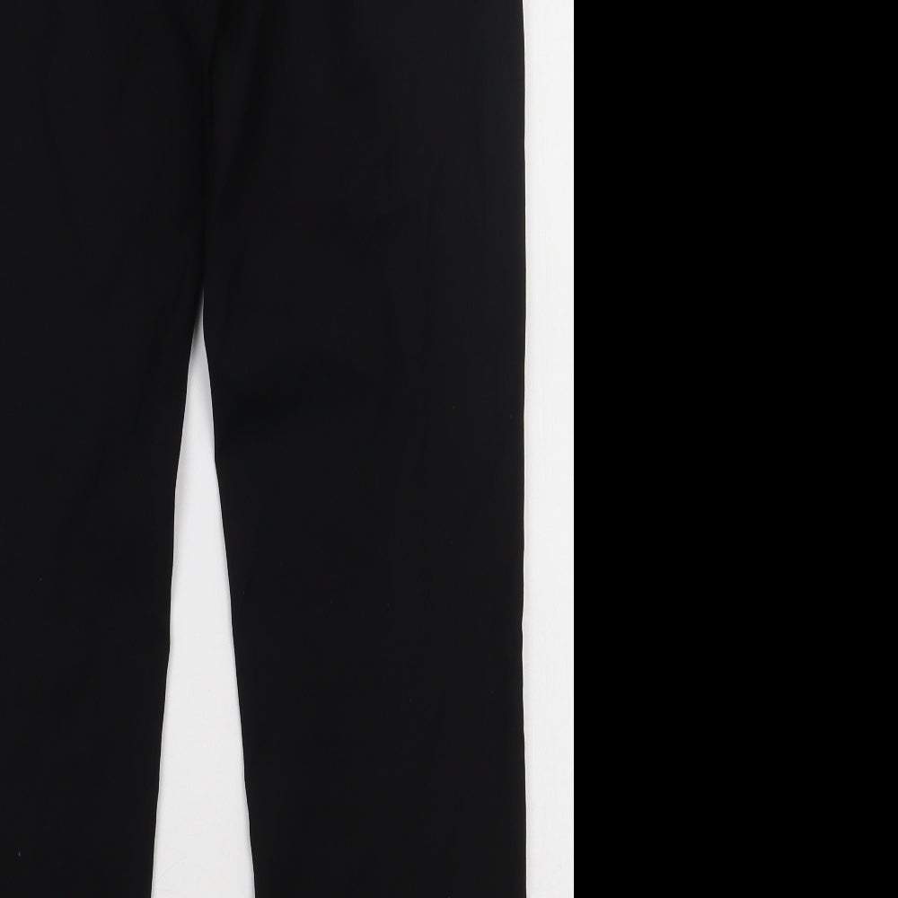 Mens UK Size 32 One Six Five Regular Fit Black Trousers