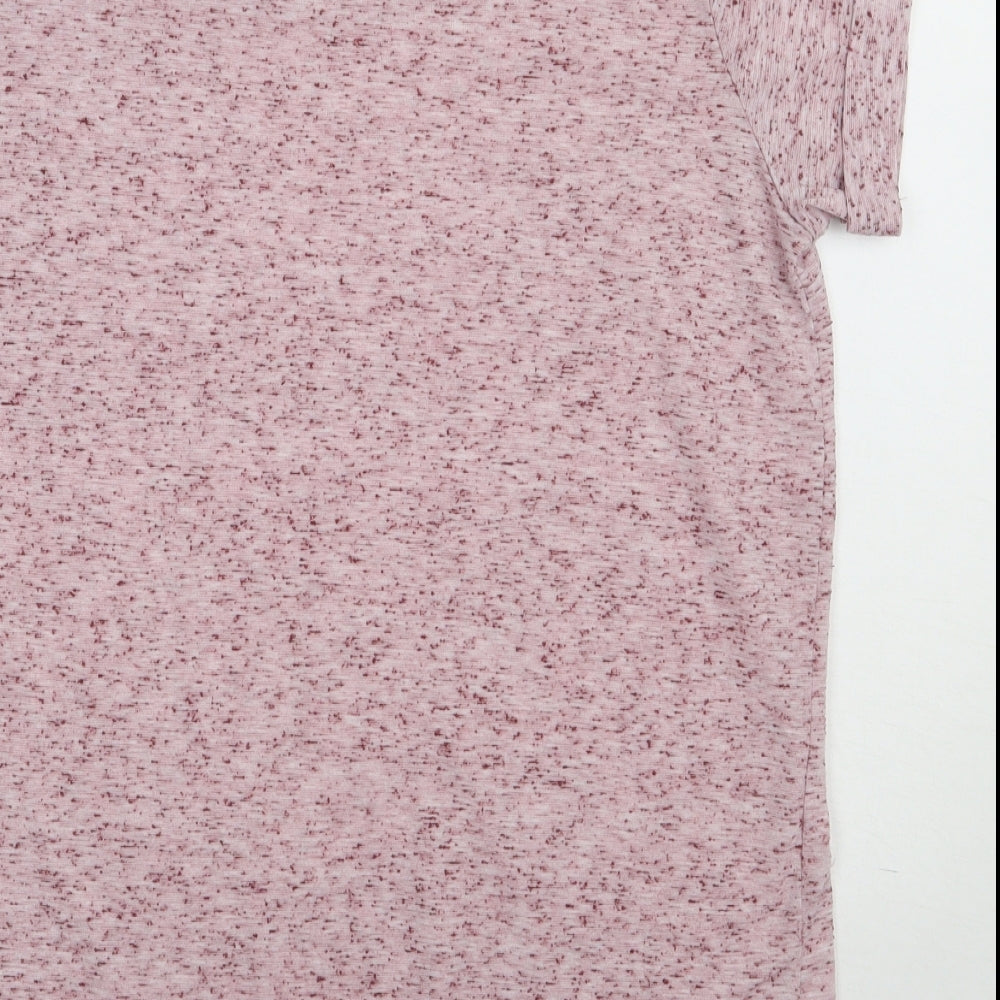 Womens UK Size 8 Topshop Purple Basic T-Shirt