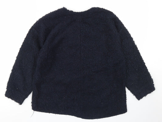 Womens UK Size 8 Topshop Blue Pullover Jumper