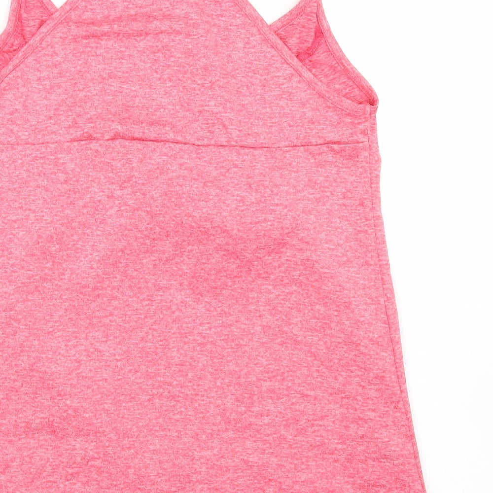 Studiotwo Womens Pink Polyester Camisole T-Shirt Size 10 Round Neck