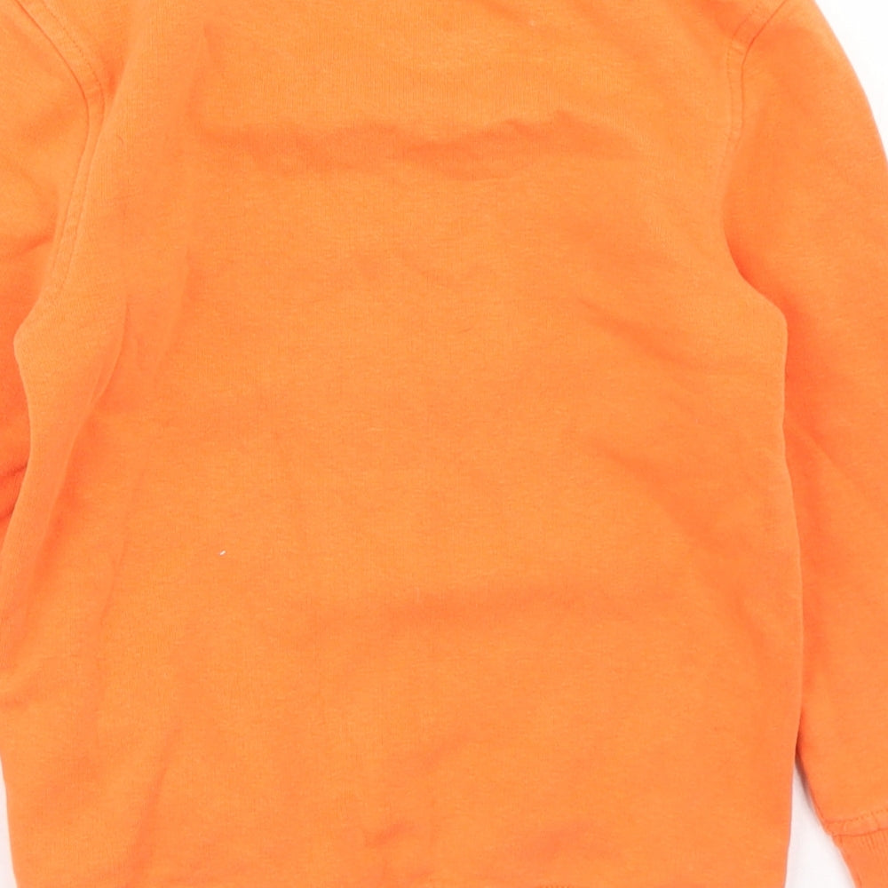 George Boys Orange Cotton Pullover Sweatshirt Size 4-5 Years