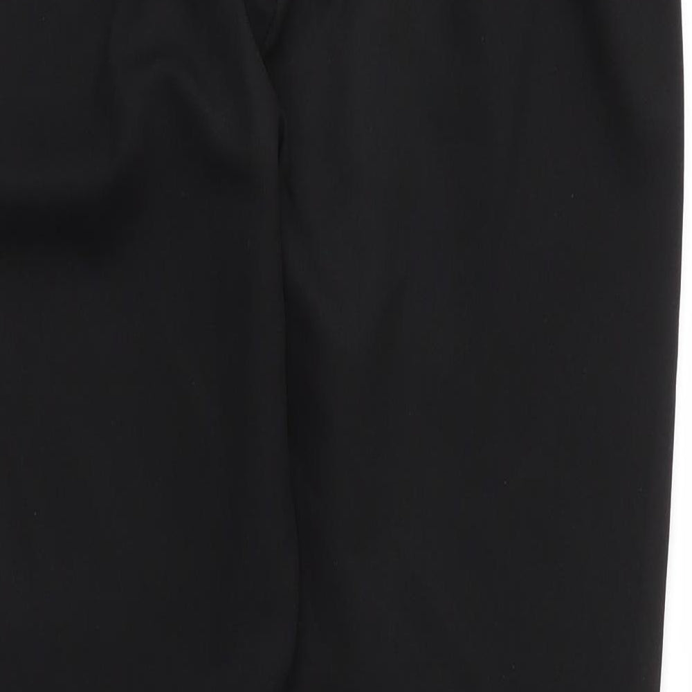 Womens UK Size 10 New Look Regular Fit Carrot Black Trousers