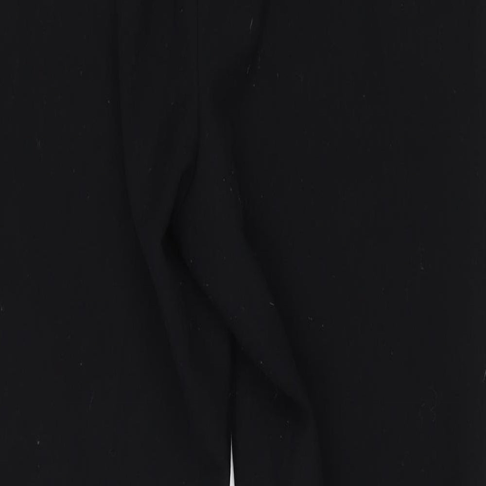 Womens UK Size 8 NEXT Regular Fit Black Trousers