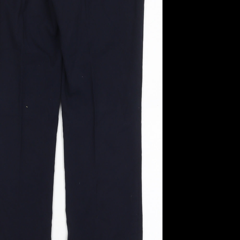 Womens UK Size 10 Marks and Spencer Regular Fit Blue Trousers