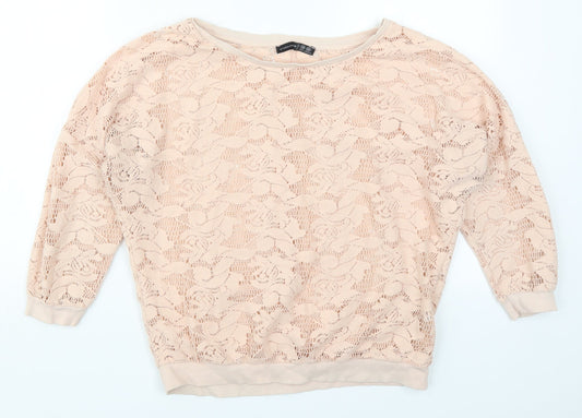 Womens UK Size 12 Atmosphere Pink Pullover Jumper