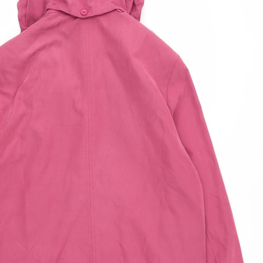 Balmoral Womens Pink Parka Coat Size 12 Zip
