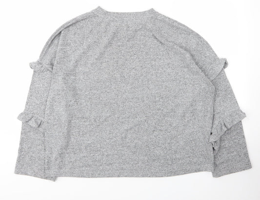 Womens UK Size 16 Dorothy Perkins Grey Pullover Jumper