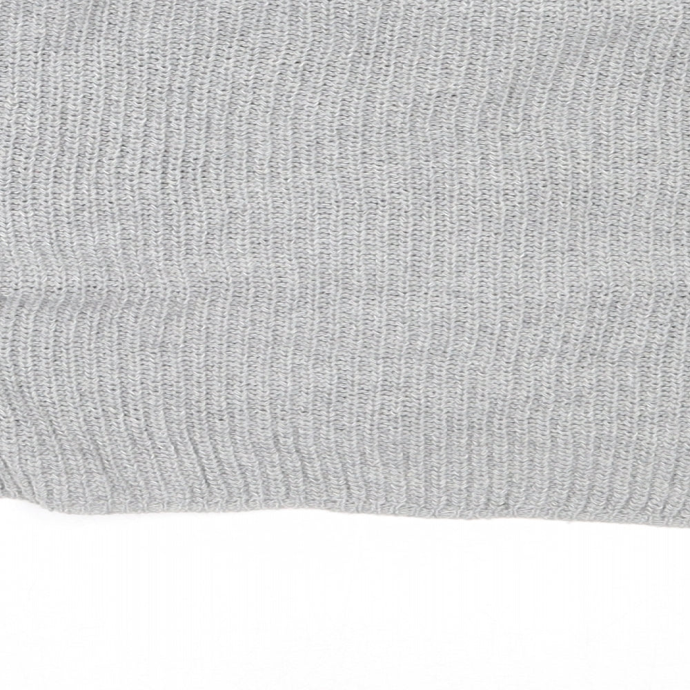 Womens UK Size M PRETTYLITTLETHING Grey Pullover Jumper