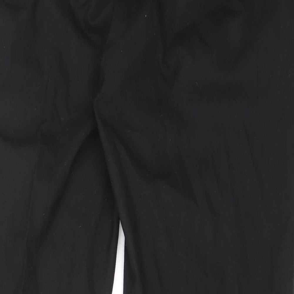 Womens UK Size 36 in Preworn Regular Fit Black Trousers