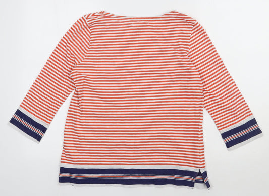Womens UK Size 10 NEXT Orange Pullover Sweatshirt