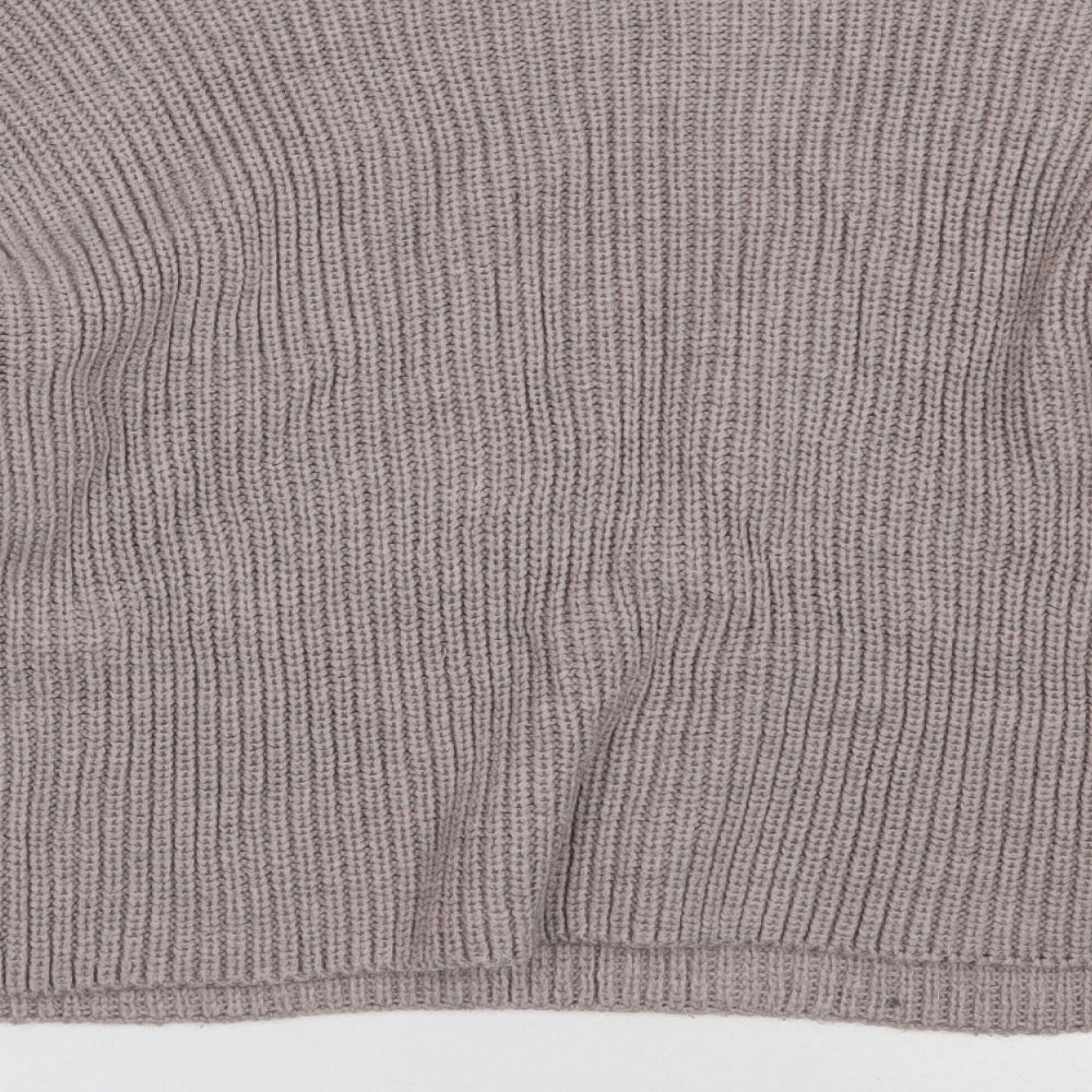 Matalan Womens Grey Acrylic Pullover Sweatshirt Size 14 Pullover