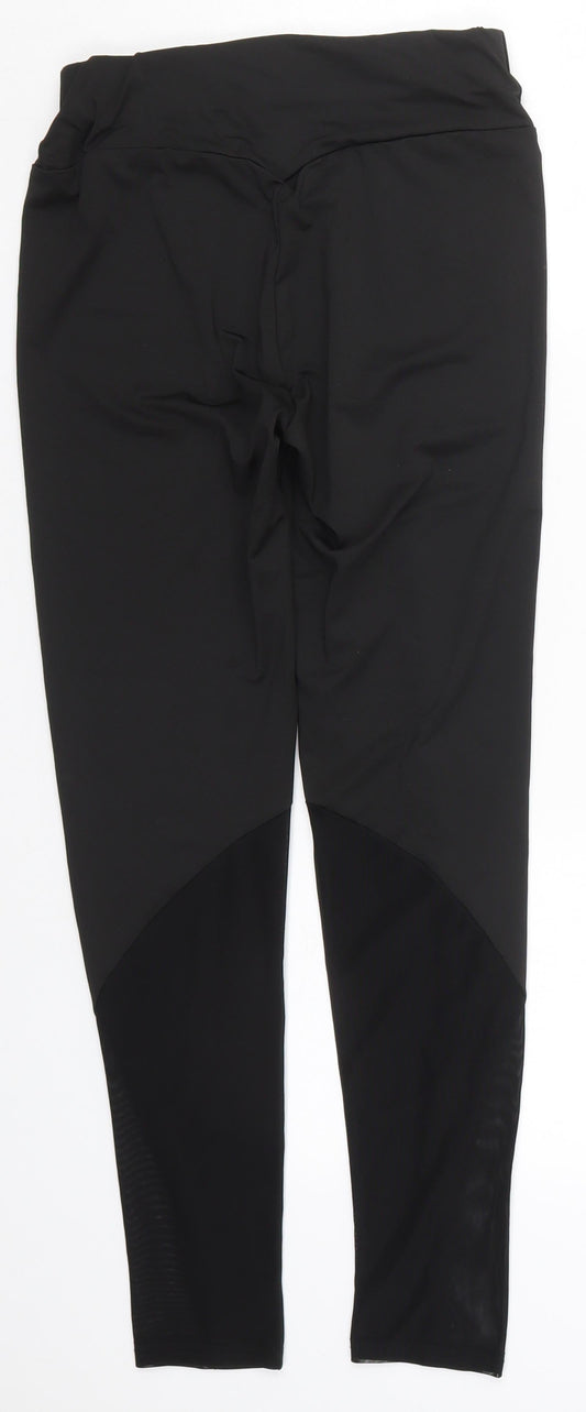 SheIn Womens Black Polyester Carrot Leggings Size S L26 in