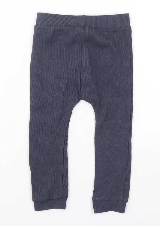 TU Baby Blue Cotton Capri Leggings Size 18-24 Months