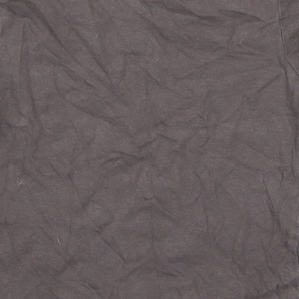 Primark Girls Grey Cotton Basic T-Shirt Size 18-24 Months Crew Neck Pullover - Let's Have Fun