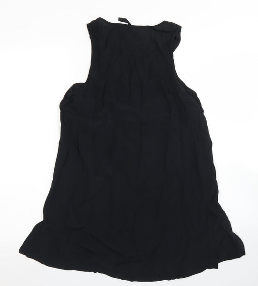 Womens UK Size 10 Woolworths Black Basic Blouse