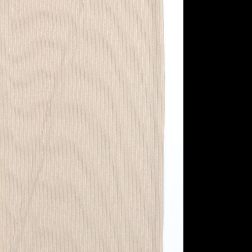 I SAW IT FIRST Womens Brown  Polyester Bandage Skirt Size 12