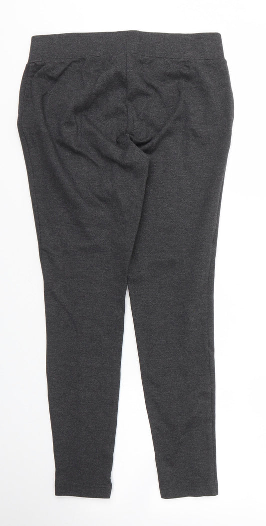 Womens UK Size 10 Papaya Regular Fit Carrot Grey Trousers