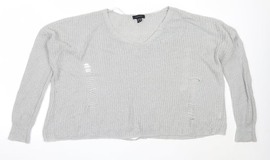 Womens UK Size L Atmosphere Grey Pullover Jumper