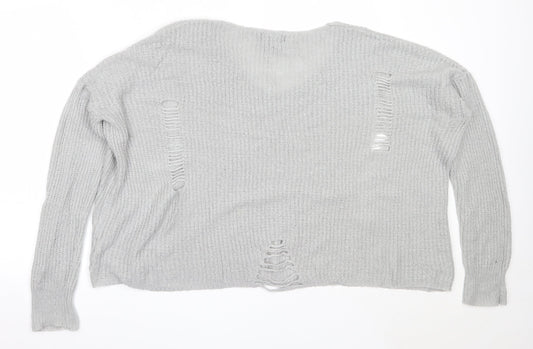 Womens UK Size L Atmosphere Grey Pullover Jumper