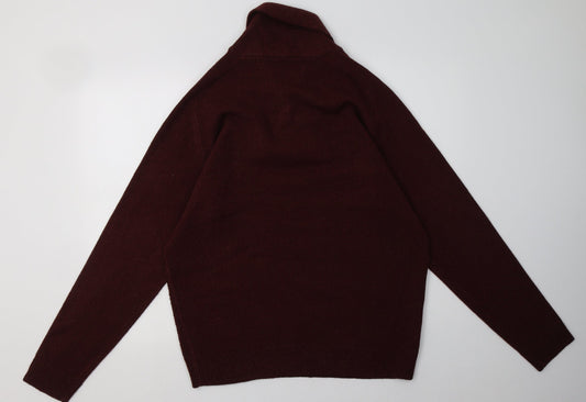 George Mens Red Acrylic Sweatshirt Size L