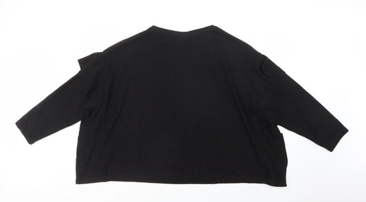 Womens UK Size XL H&M Black Pullover Jumper