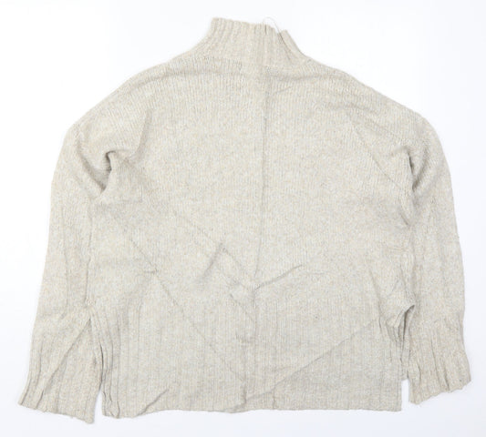Womens UK Size M New Look Beige Pullover Jumper
