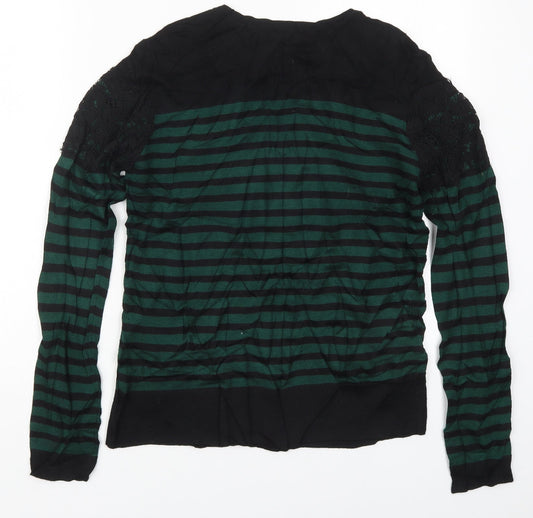Womens UK Size 10 Warehouse Green Pullover Jumper