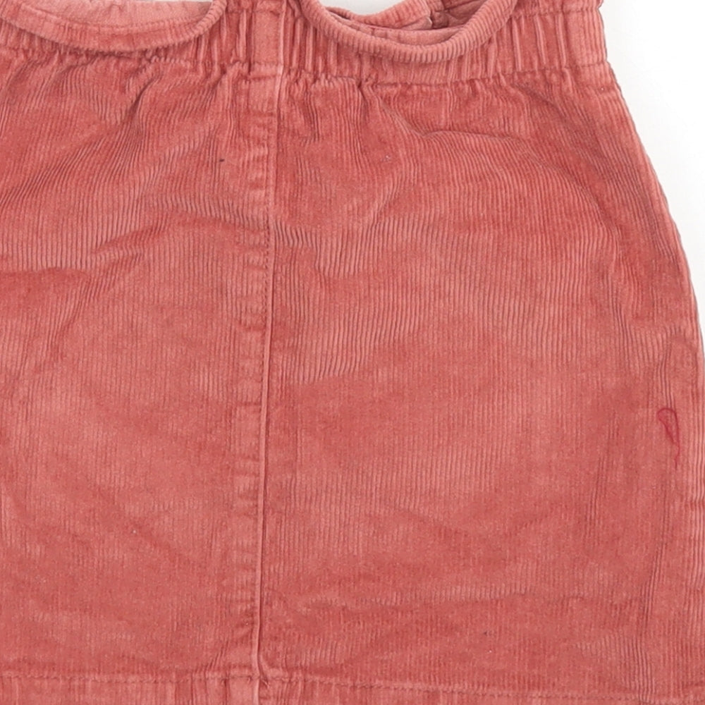 George Girls Pink Cotton A-Line Skirt Size 2-3 Years Regular